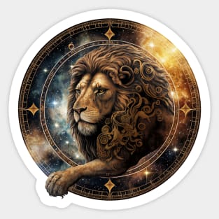 Leo The Lion Zodiac Starsign Sticker